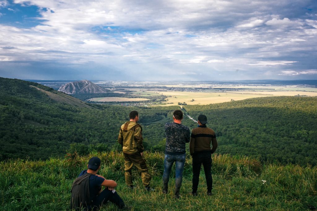 Активисты, выступающие против разработки горы Куштау, 15 августа 2020 года. Фото: Вадим Брайдов / ТАСС