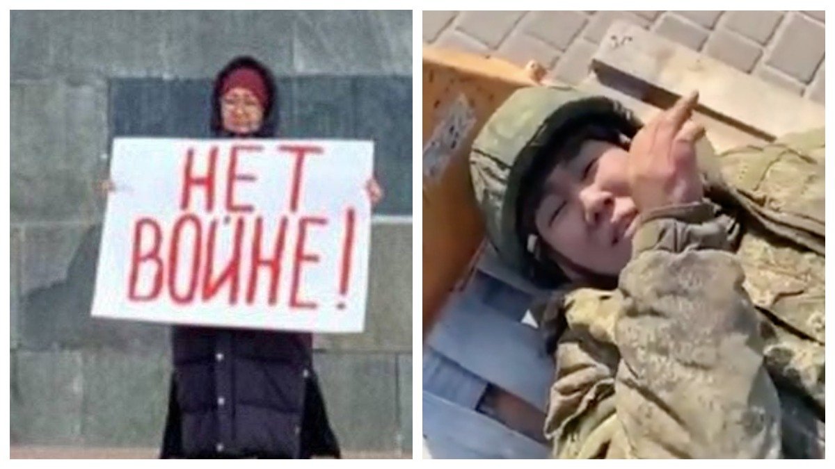 In Ulan-Ude mother of captivated soldier went to anti-war picket