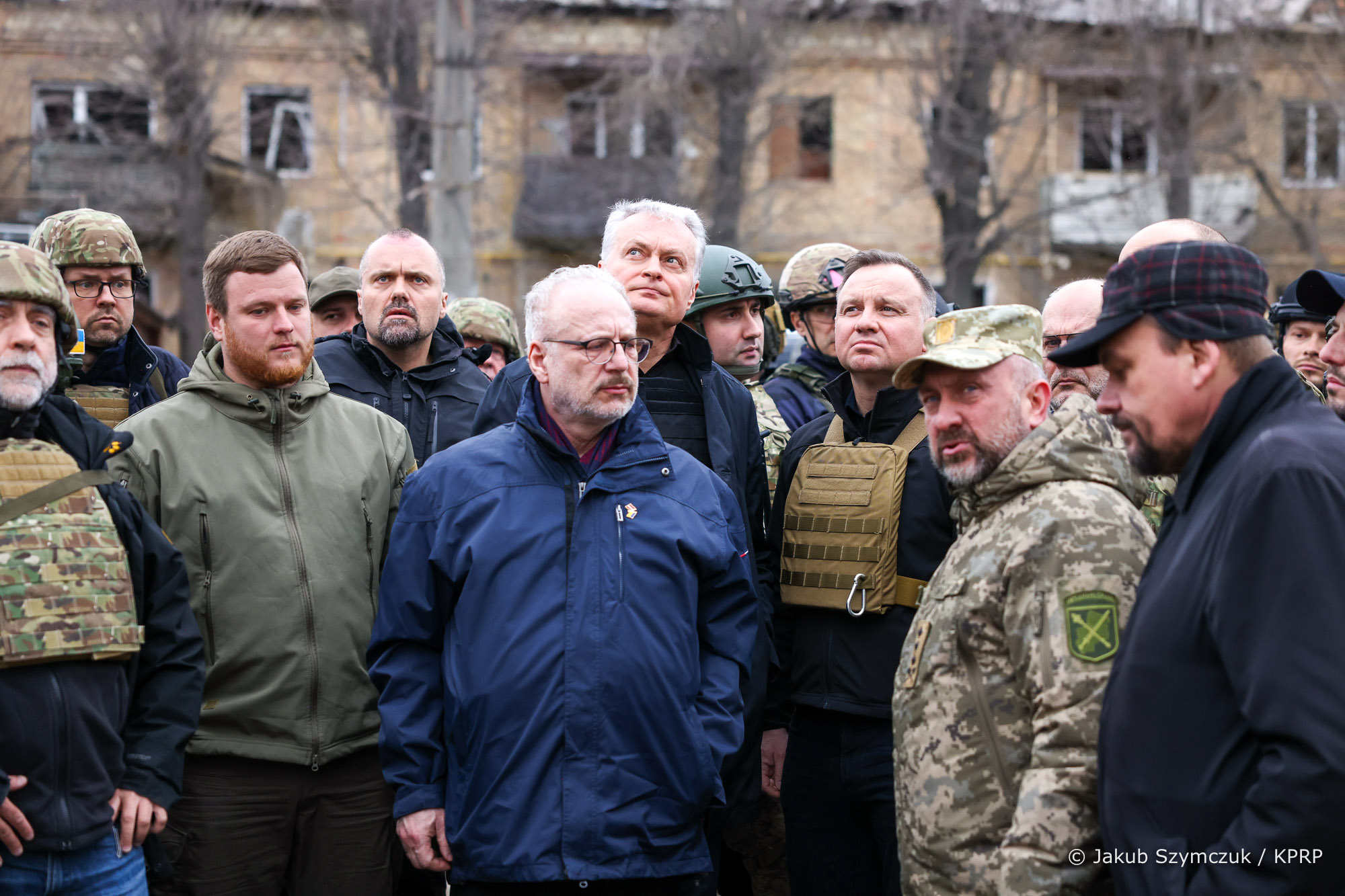 Президенты Эстонии, Литвы и Латвии посетили Киевскую область. Зафиксировать военные преступления РФ приехал и Главный прокурор Гааги
