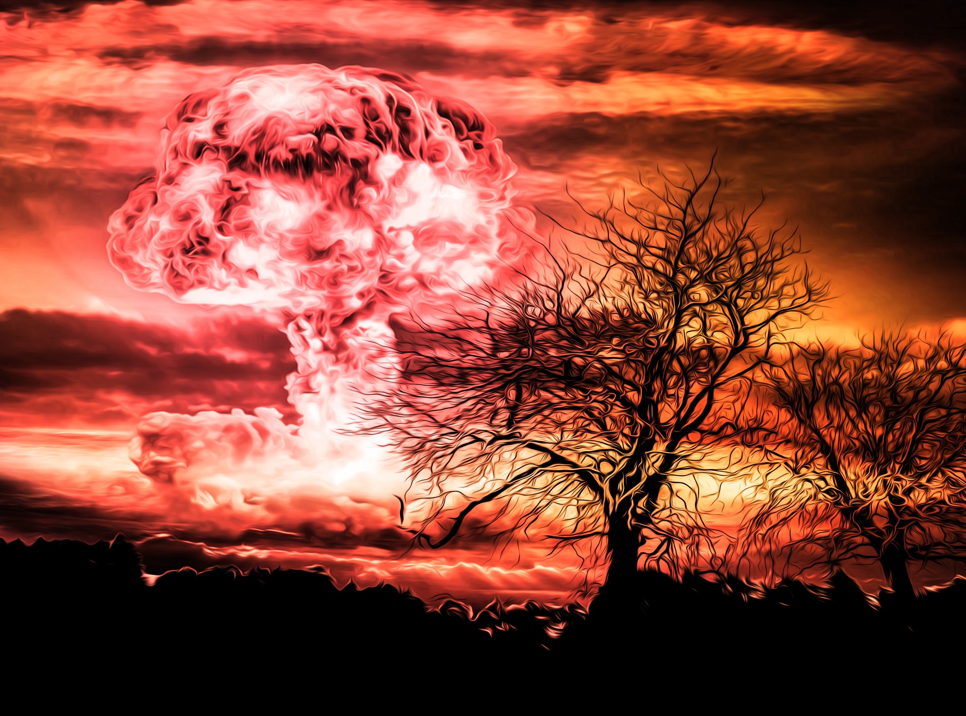 The Russian population is psychologically getting ready for the nuclear war for now