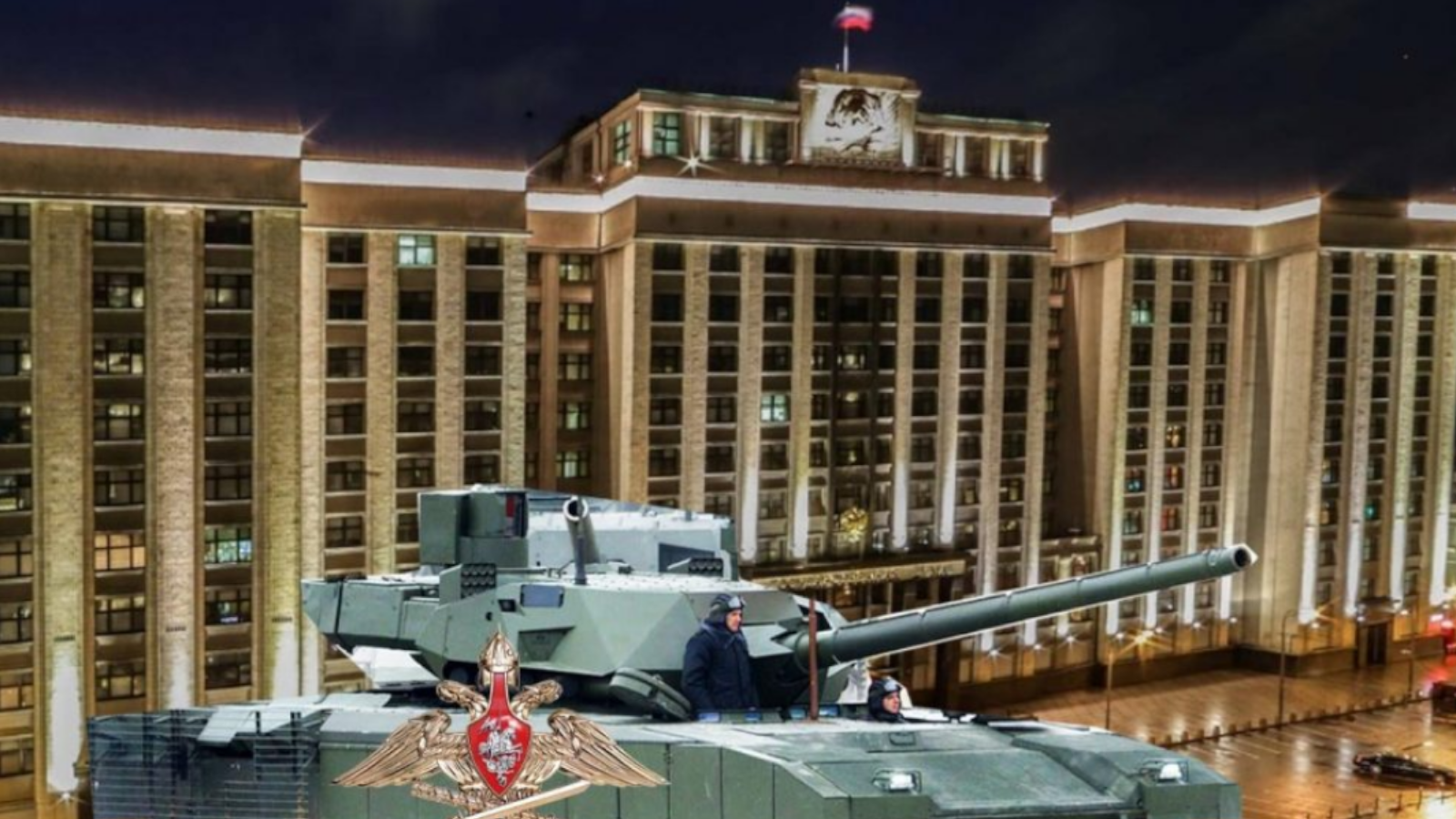 Az orosz gárda hivatalos jogot kapott a nehéz katonai felszerelésre