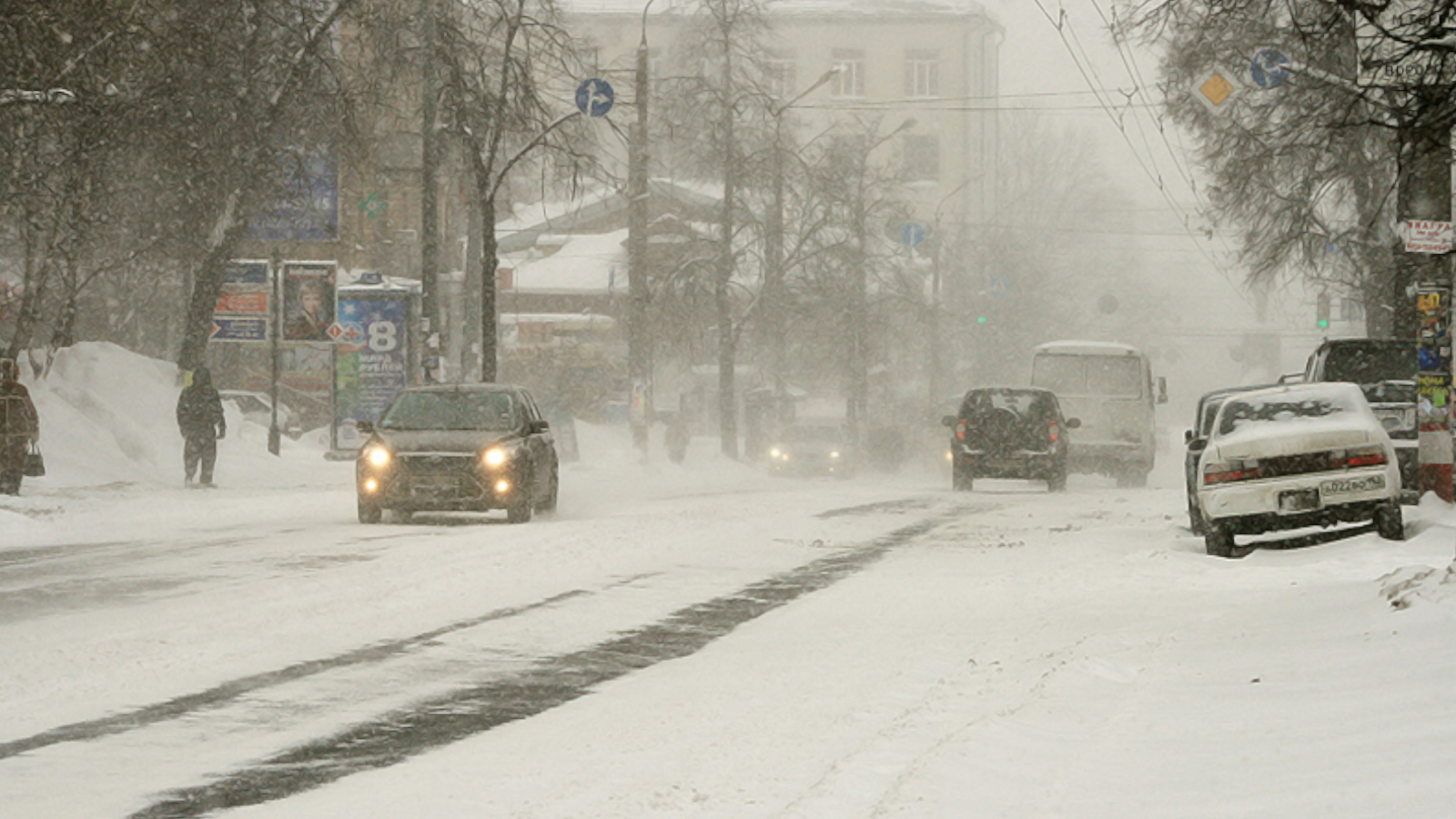 The only snow melter in Cheboksary does not work during snowfalls